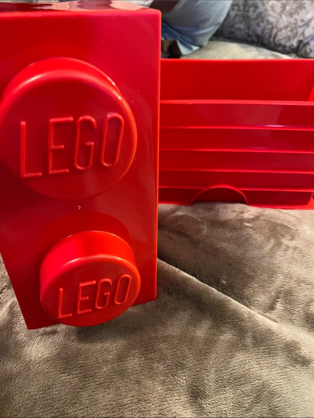 LEGO Red 2-Stud Brick Storage Container